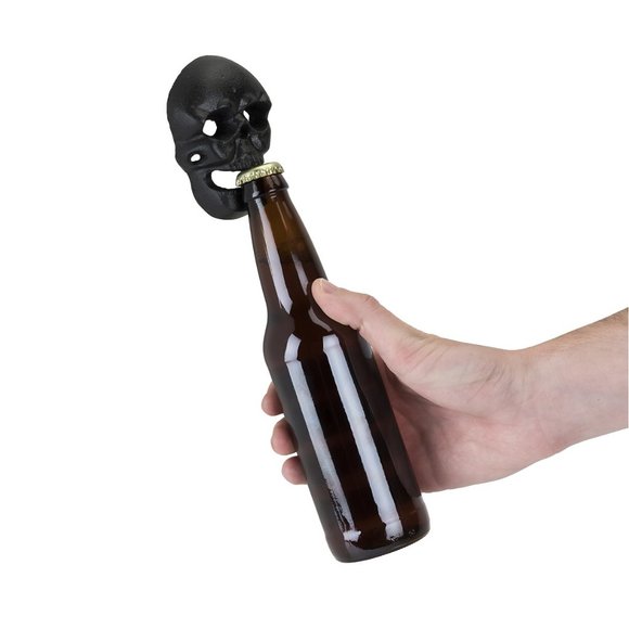 Foster & Rye Wall Mount Skull Bottle Opener *Heavy Cast Iron* New In Box - Picture 2 of 2